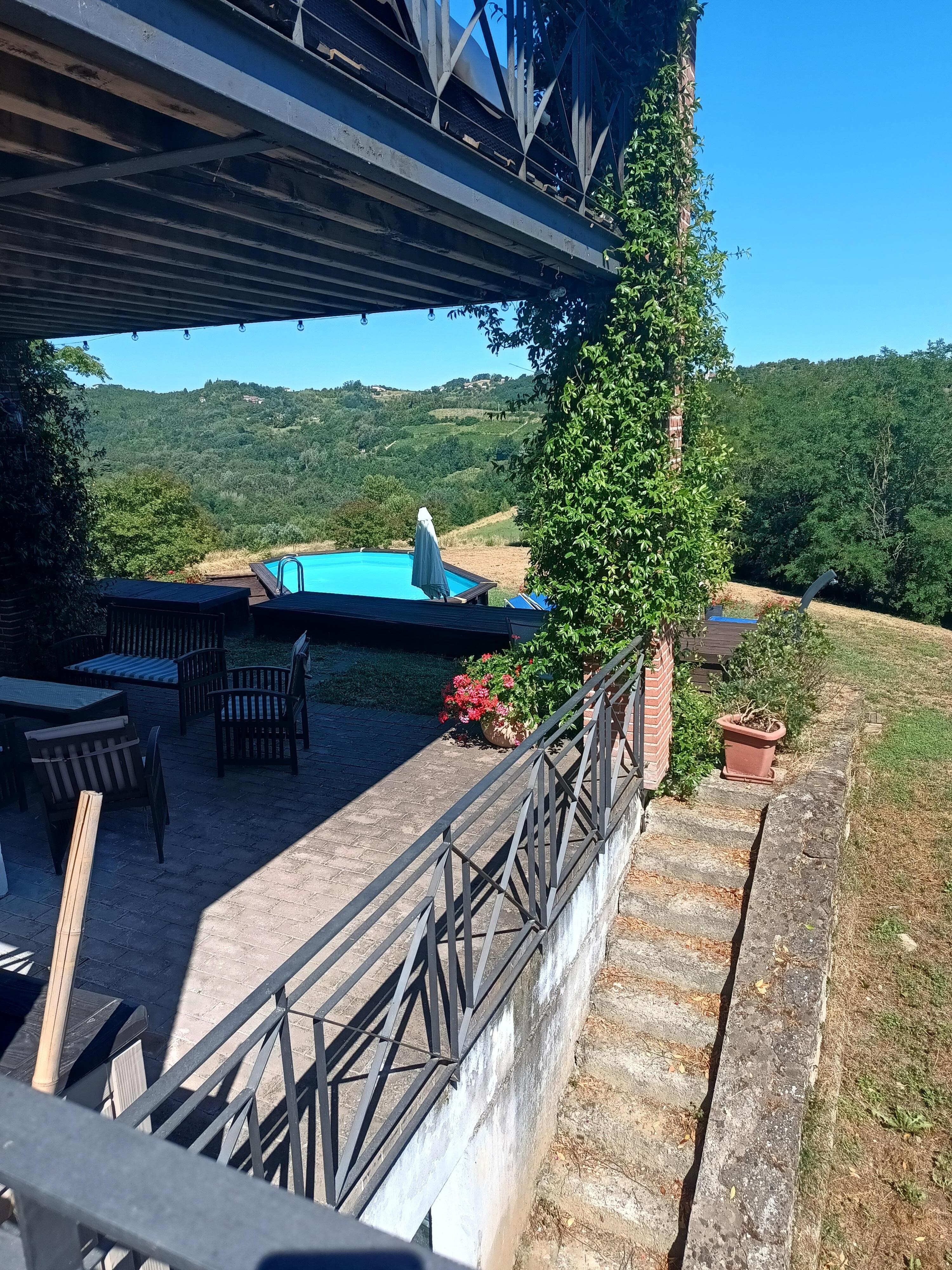Gedeckter Sitzplatz