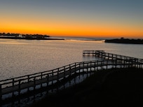 Sunset from the balcony.
