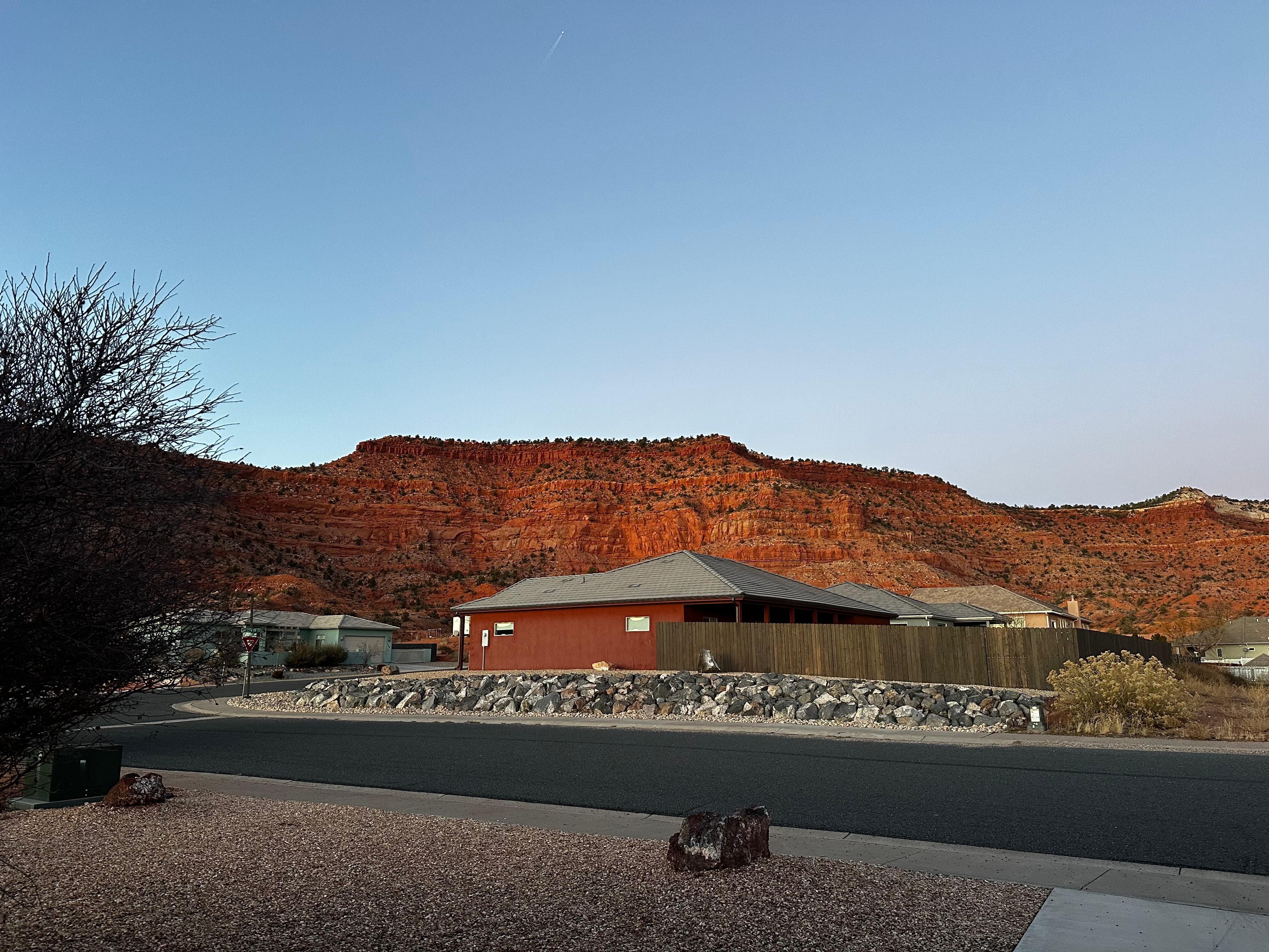The view from the front porch. 