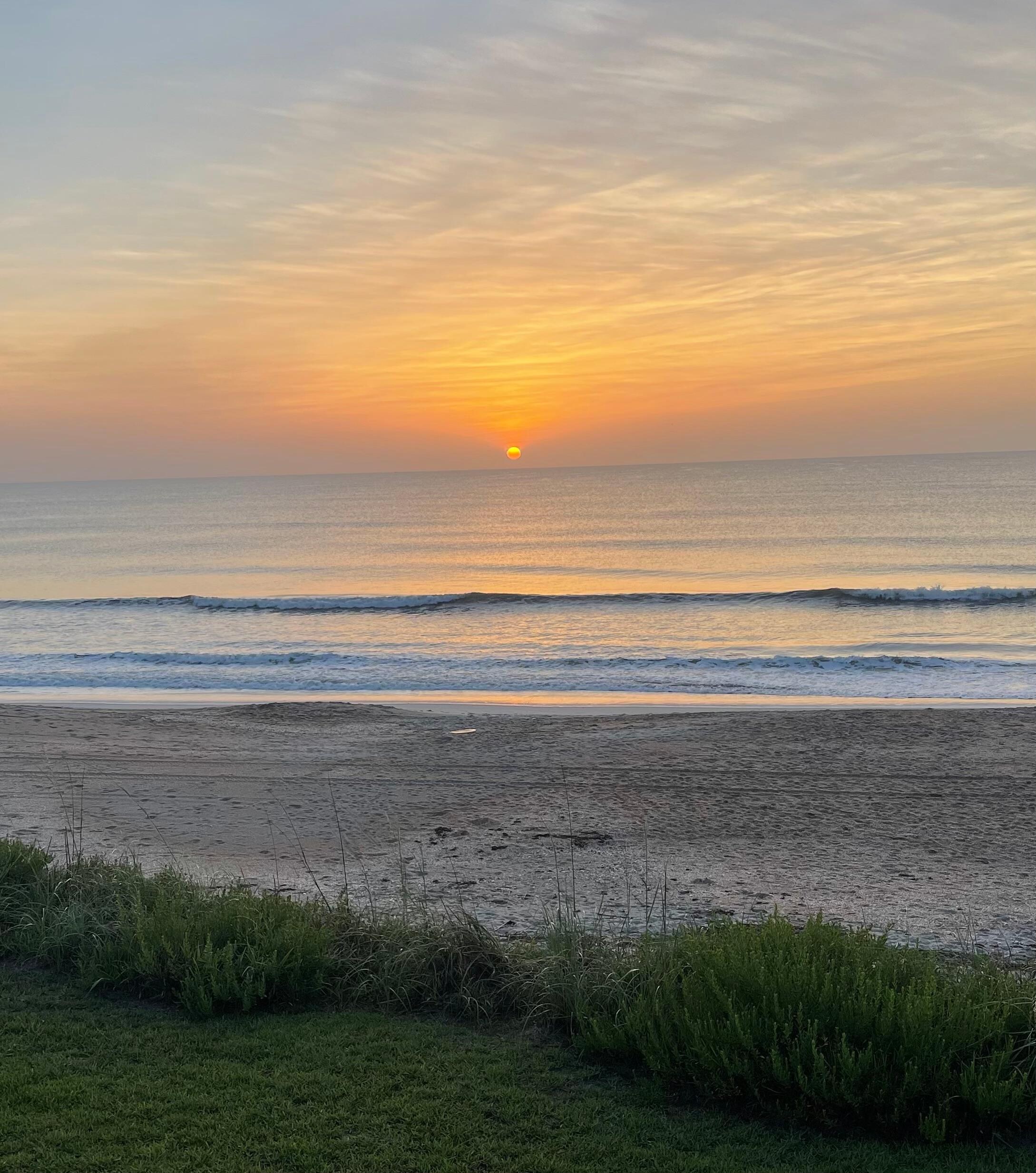 Morning sunrise from the deck