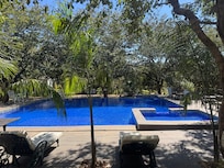 The pool obviously