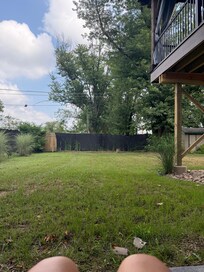 No fence just tarp