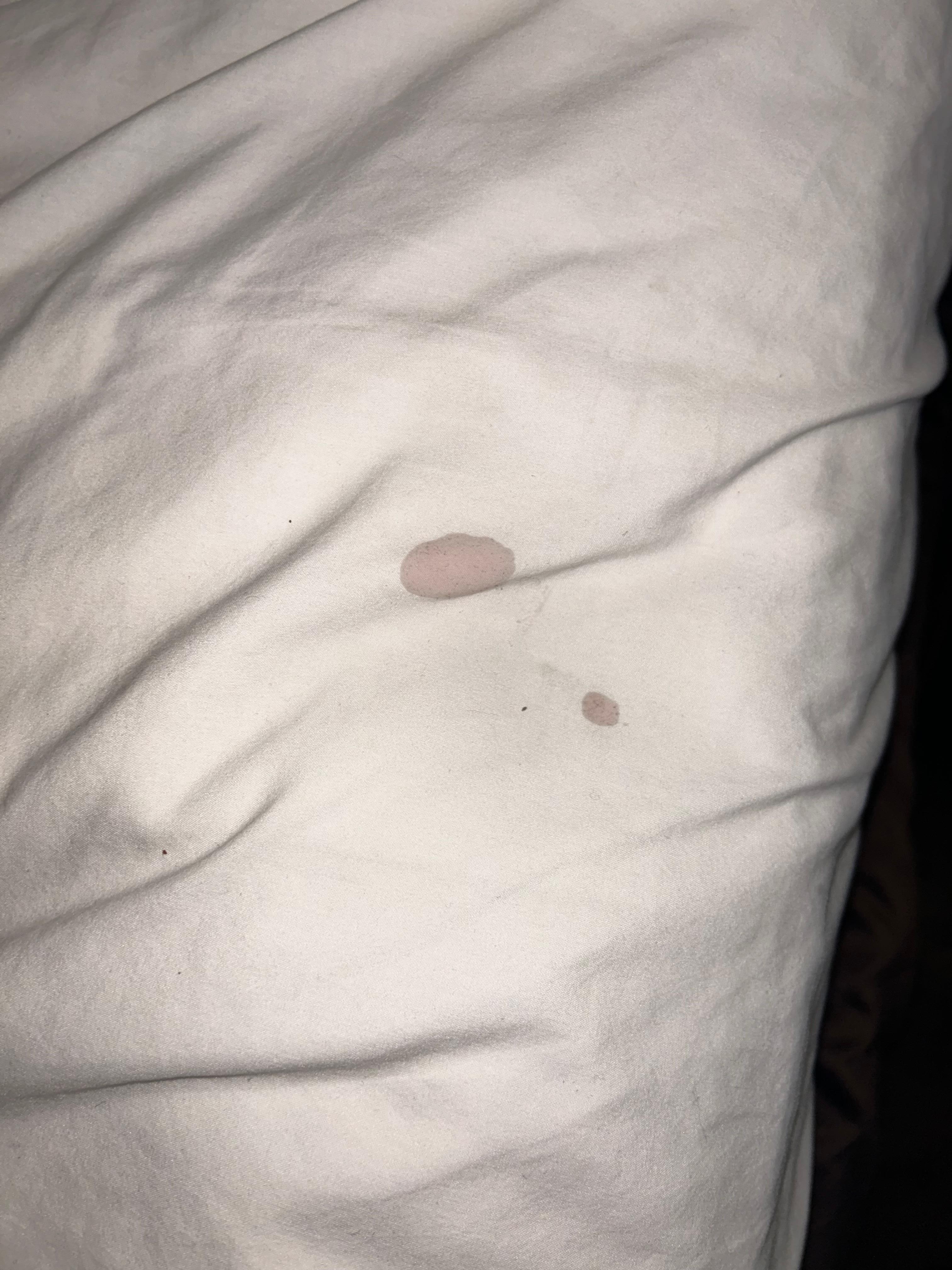 Stain that looks like blood