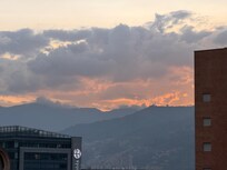 Sunset from room window