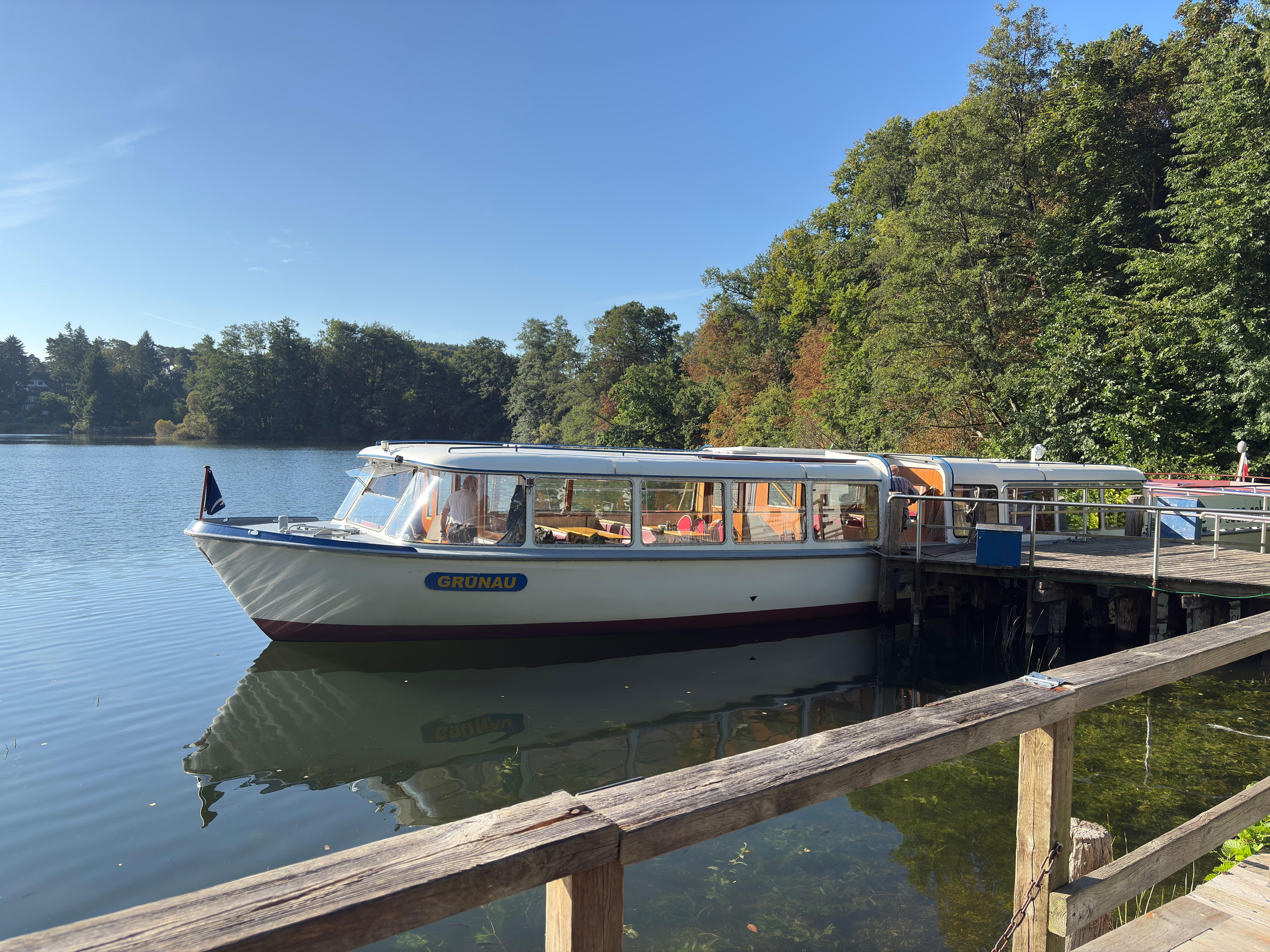 Båtbryggan vid hotellet 
