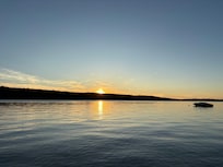 From the dock at sunset