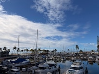 Marina view from The Grove pool bar