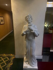 Beautiful art and statues throughout the hotel