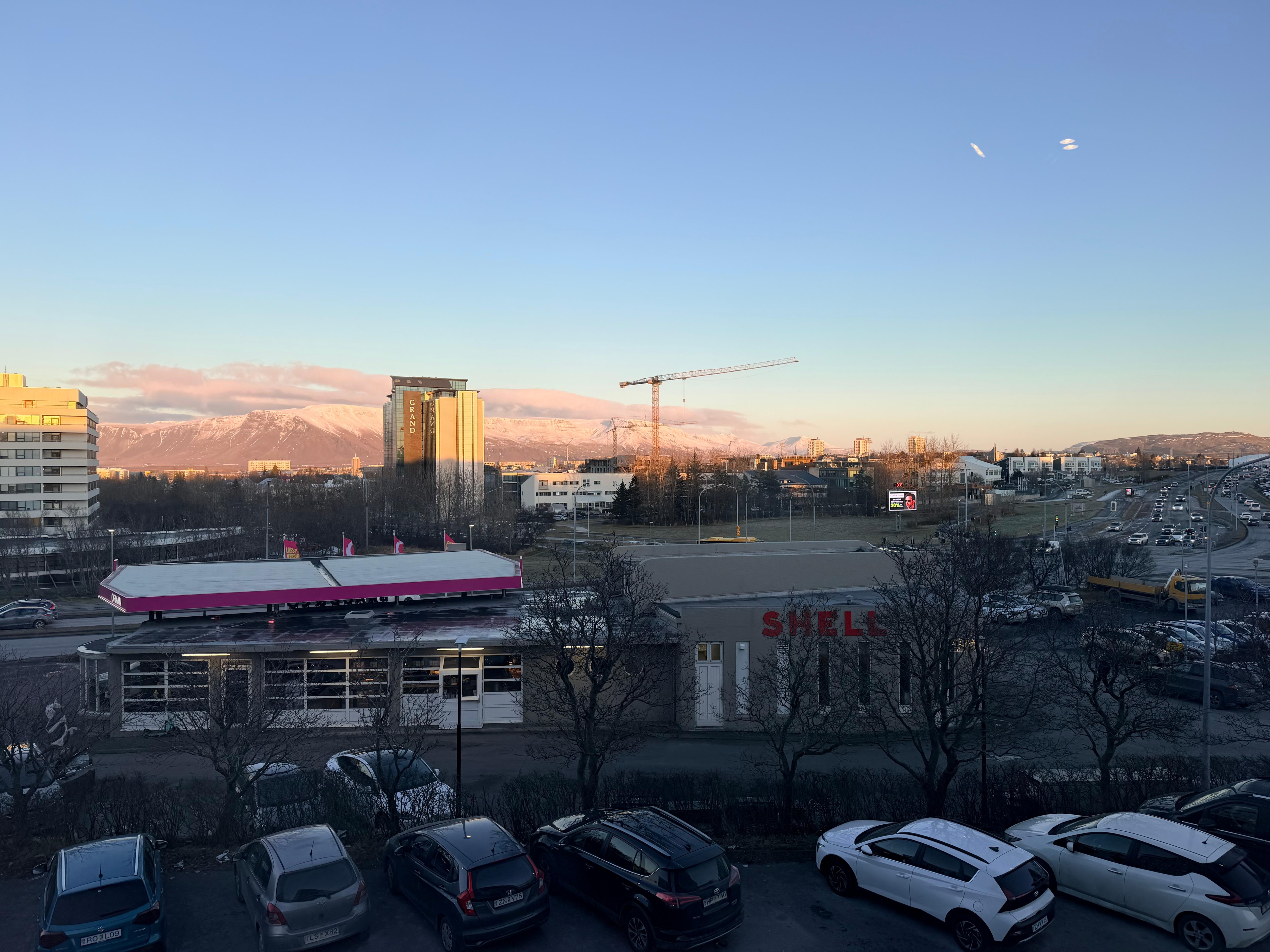 Blick aus unserem Apartment