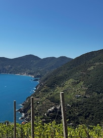 View from the path going down to the town