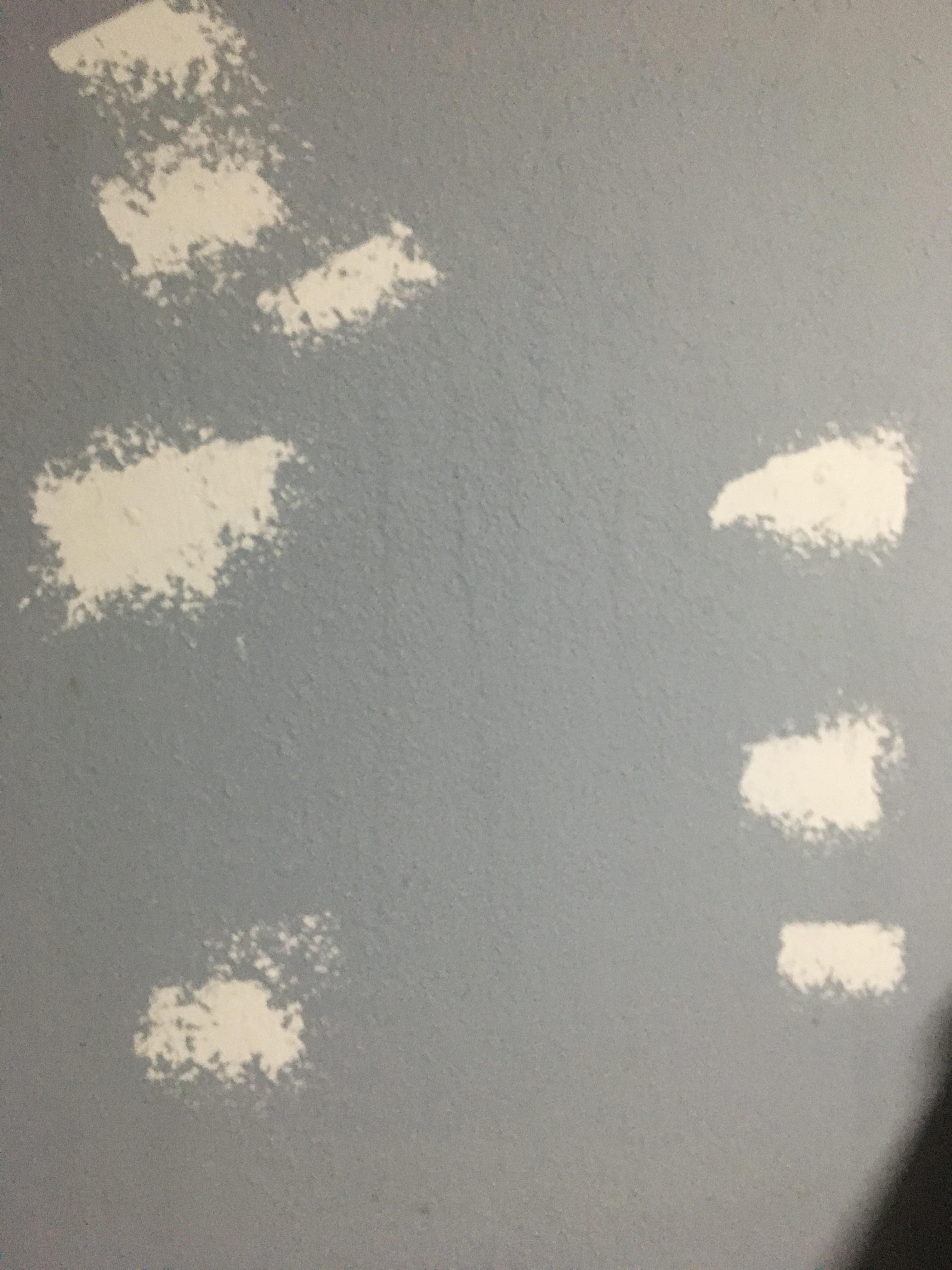 wall behind TV