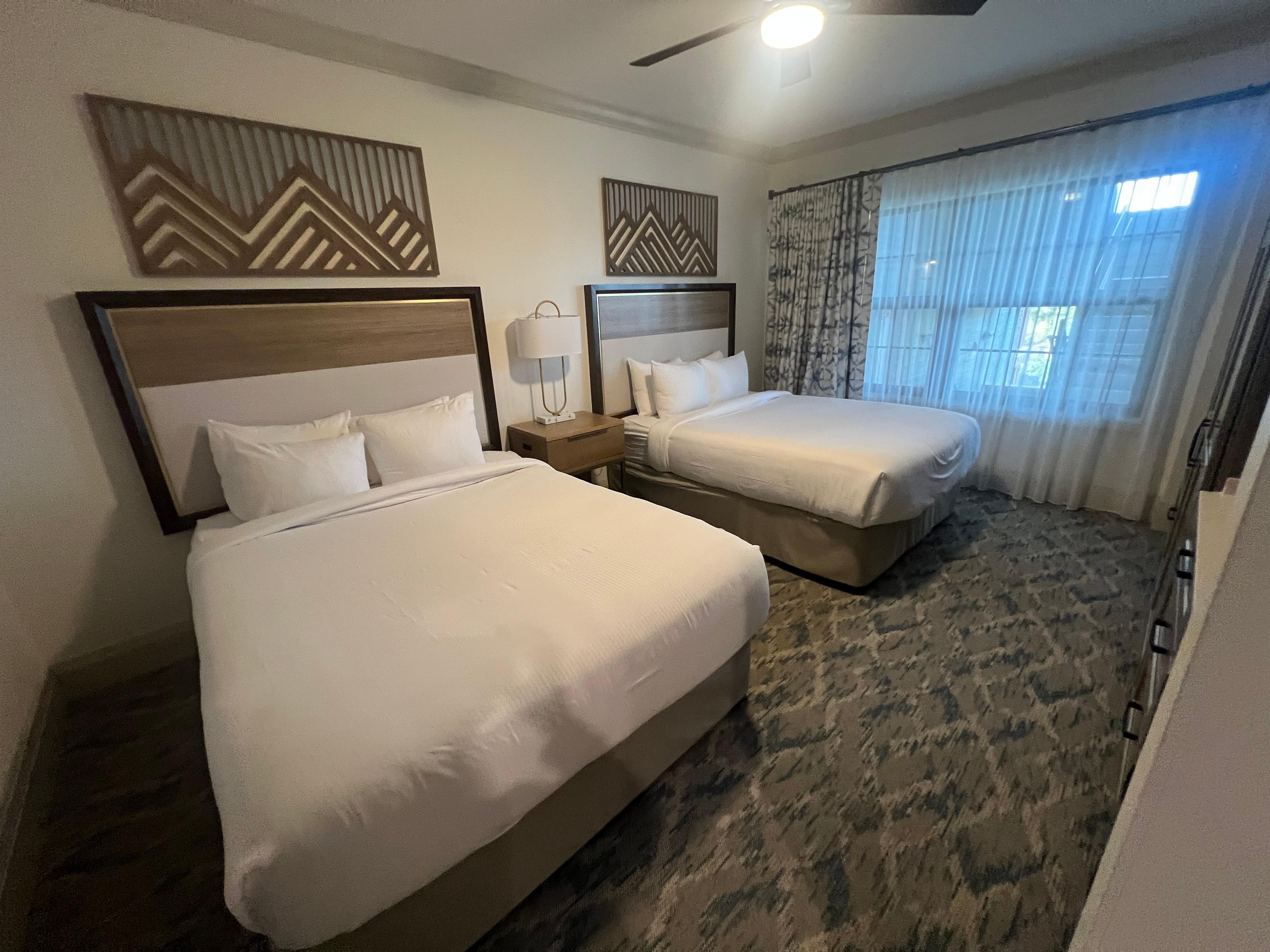 Two Queen beds in the spare with separate full bath!