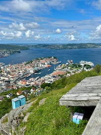 The start of the funicular railway is only a very short walk from the Radisson, and the view from the top is beautiful.