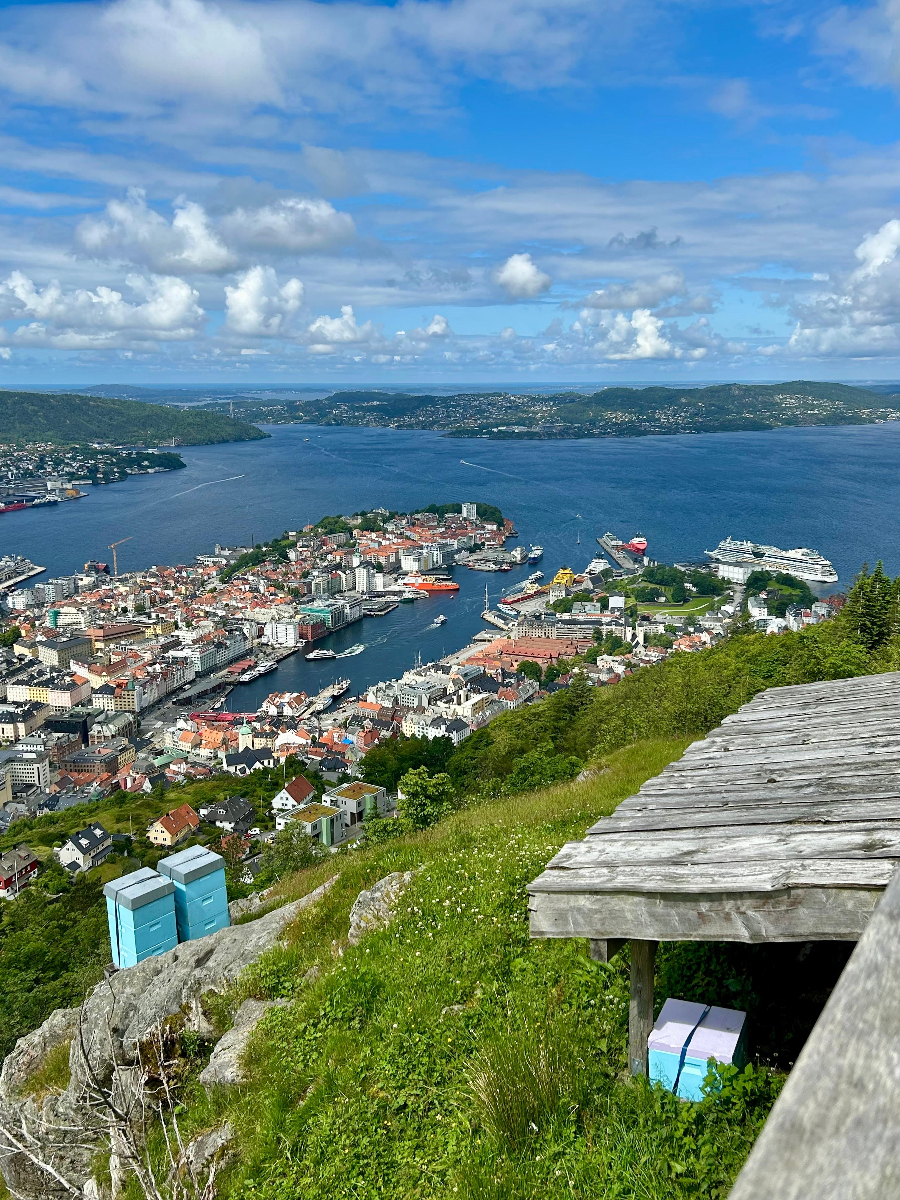 The start of the funicular railway is only a very short walk from the Radisson, and the view from the top is beautiful.