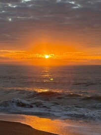 Sunrise at Beach Access across the street.