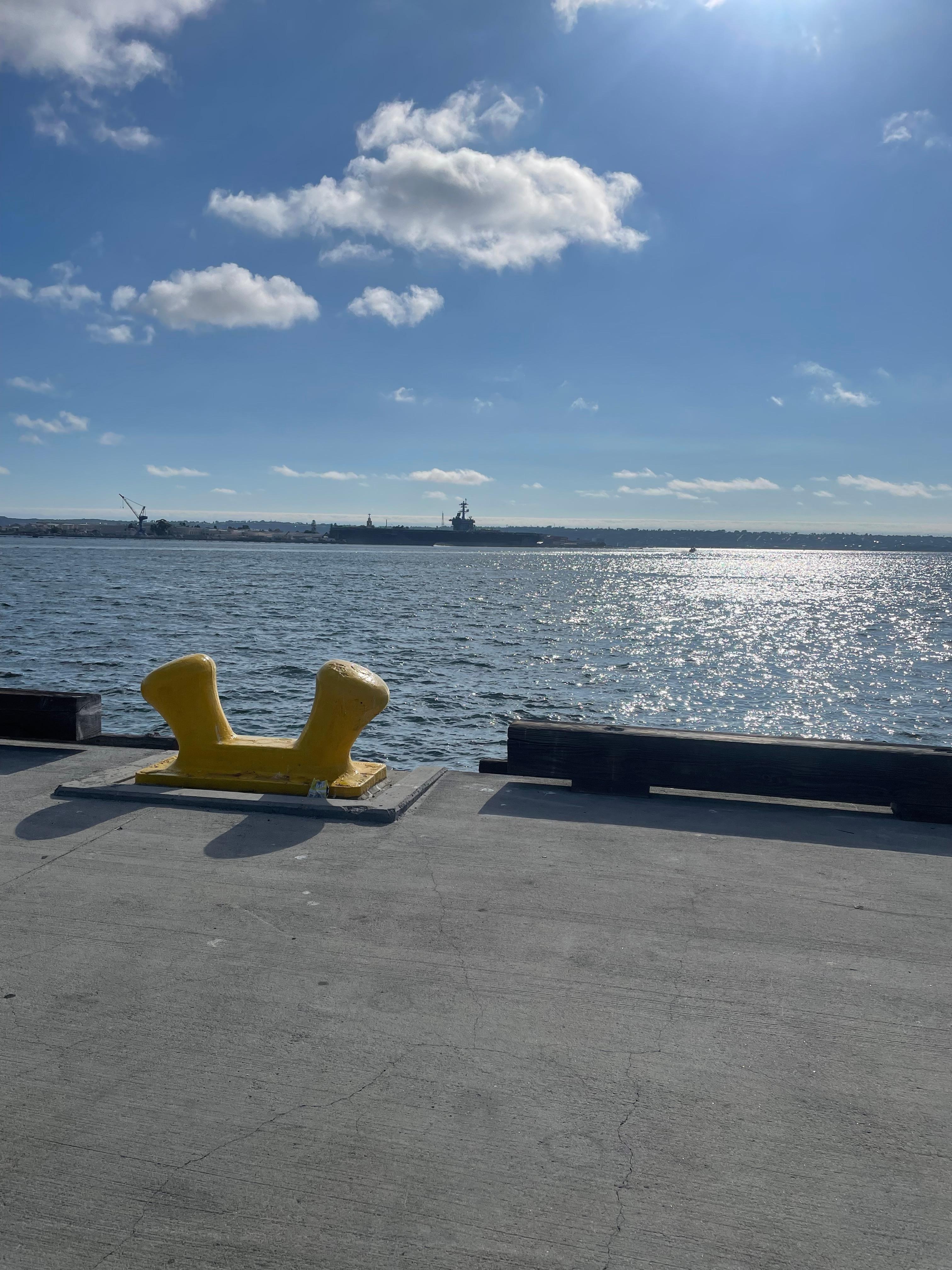 If you’re walking it will take like 15-20 minutes. You walk through Waterfront Park at The City Administration Building. 