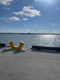 If you’re walking it will take like 15-20 minutes. You walk through Waterfront Park at The City Administration Building.