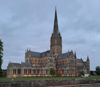 The view from the hotel gateway.