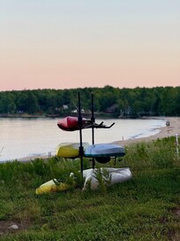 Kayaks and Canoe Morning View.
