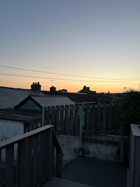 Lovely sunset from garden