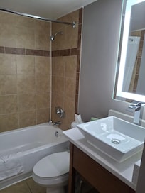 Clean, updated bathroom
