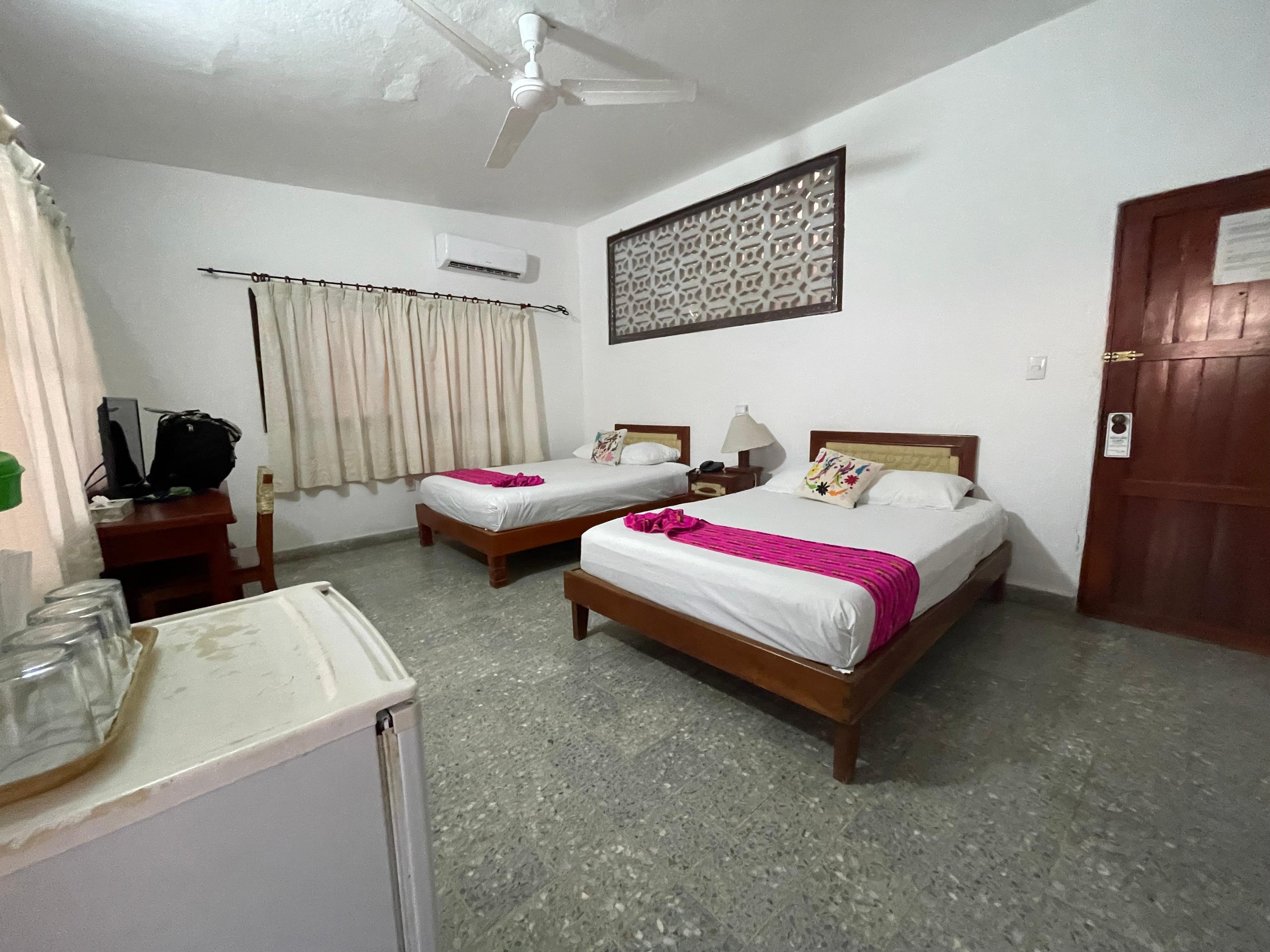 Bedroom- clean and comfortable beds.