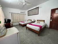 Bedroom- clean and comfortable beds.