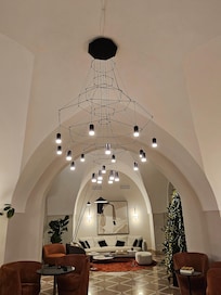 Hotel foyer lounge area