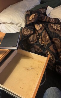 Don’t put anything in the bed side drawer