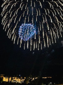 Fireworks, as seen from lanai.
