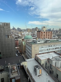 View down to McSorleys pub
