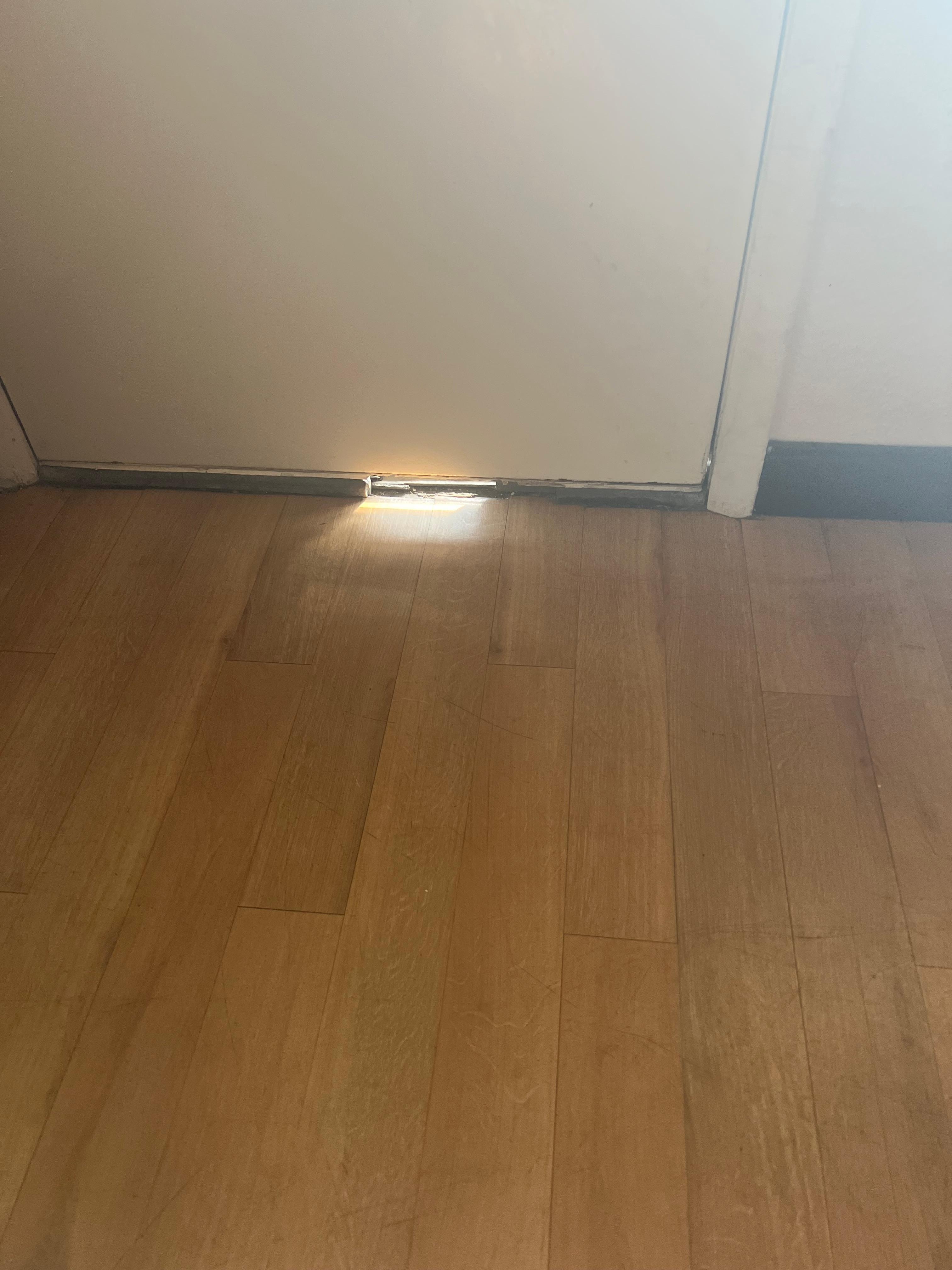 Can’t even imagine the number of mice, bugs, and critters that come in through this hole. 