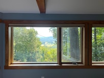 View from one of the many master bedroom windows