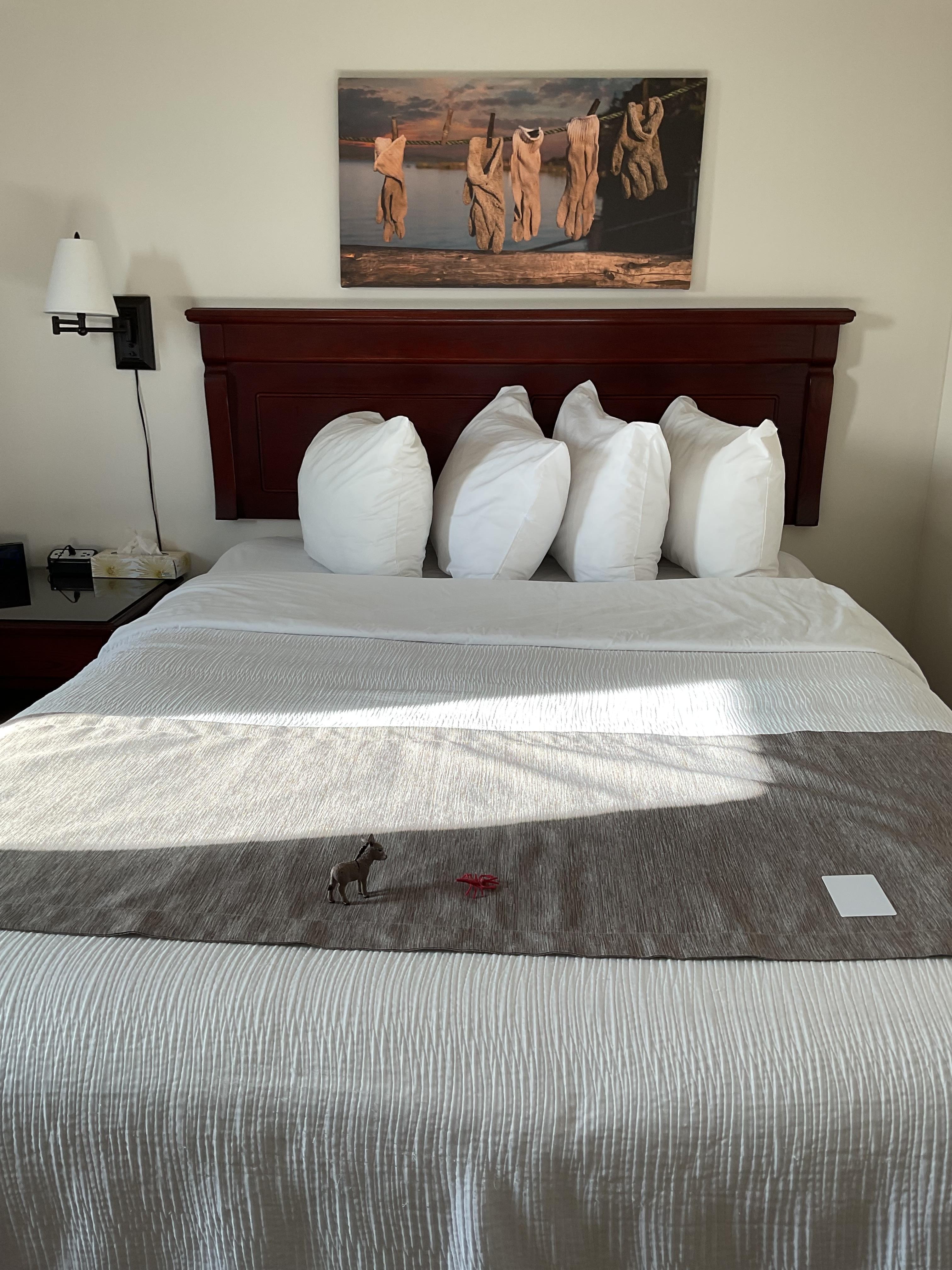 King size bed was very comfortable 