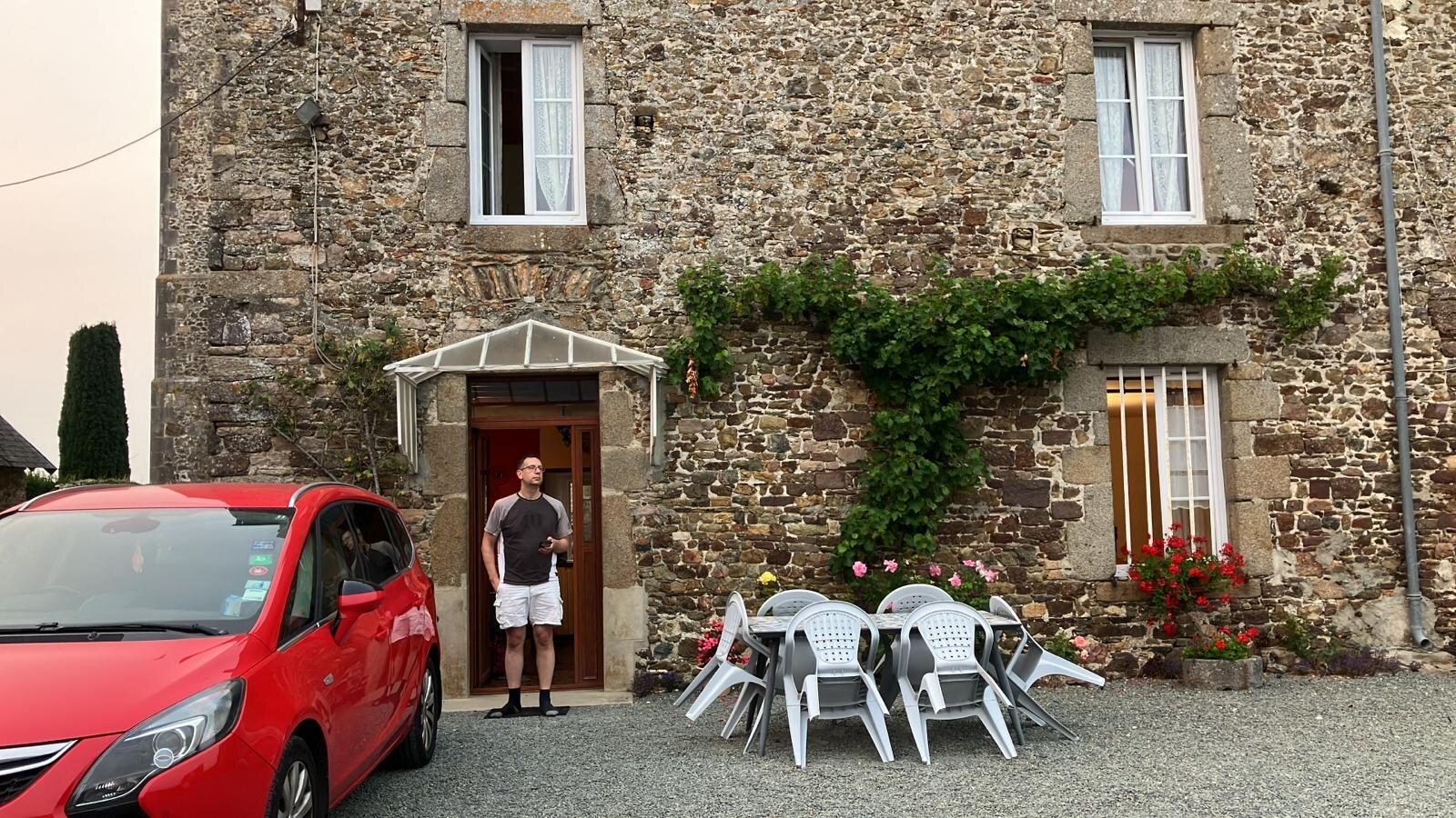 The front of the house