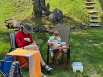 Outside picnic