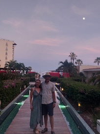 Hermosa tarde con mi hermosa señora.