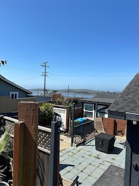 View from out back. Fenced and (good) dog friendly