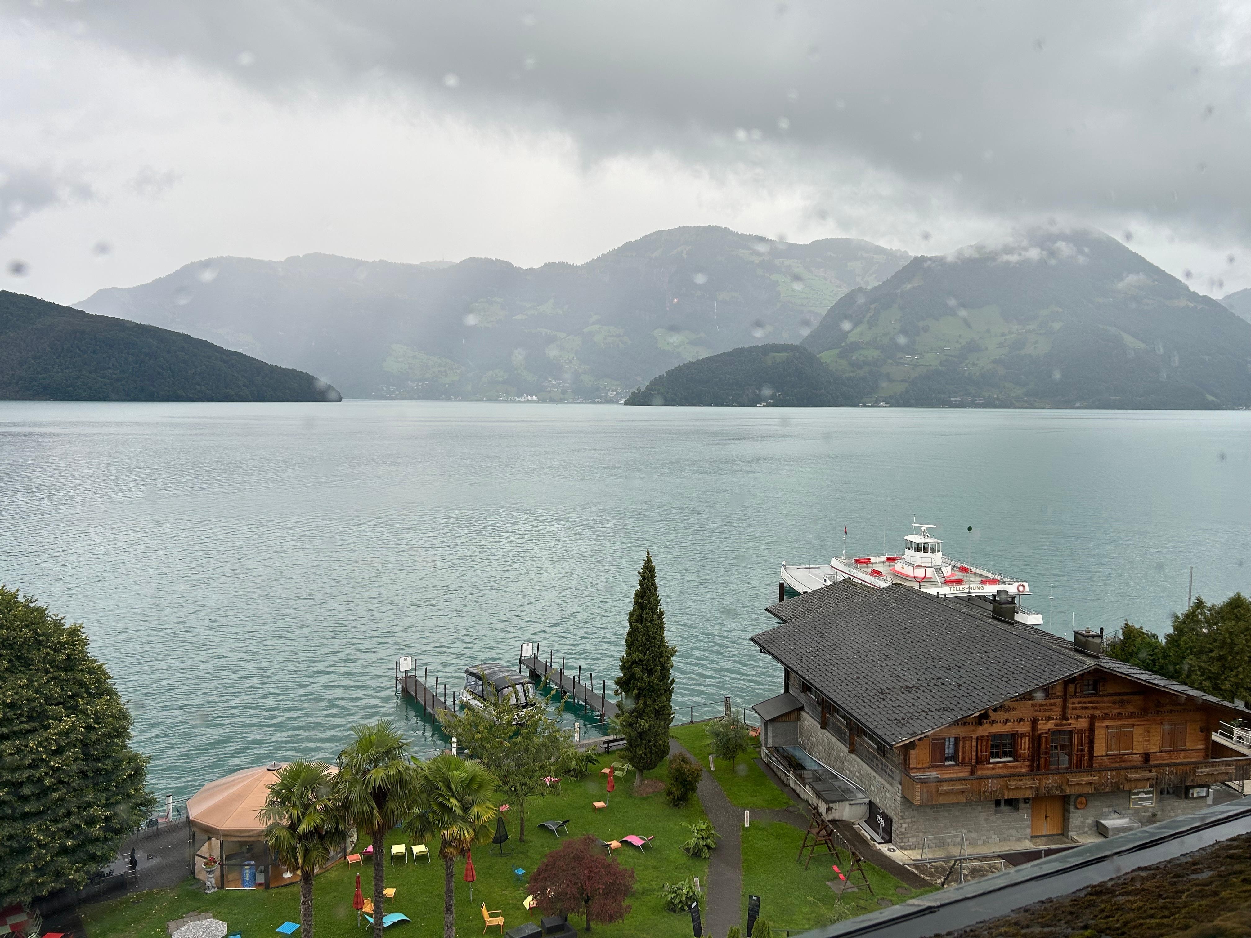 Blick aus unserem Fenster im 4. Stock.