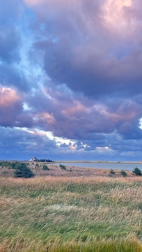 Evening sky.