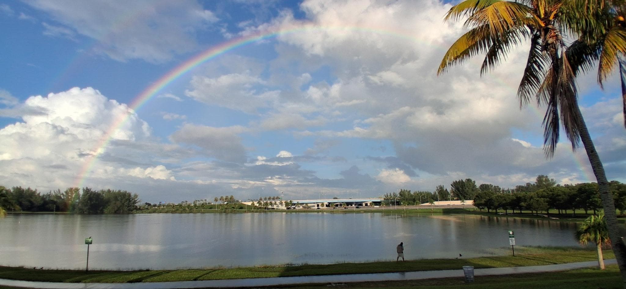 Beautiful Miami at Tropical Park caught my first peacock bass!!!!