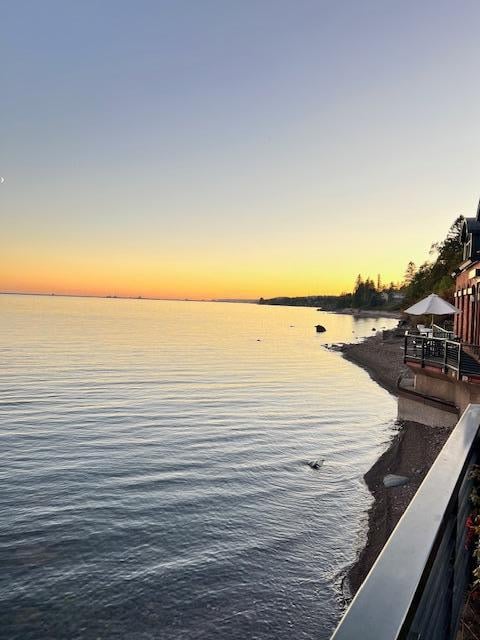 Dusk looking to the south.