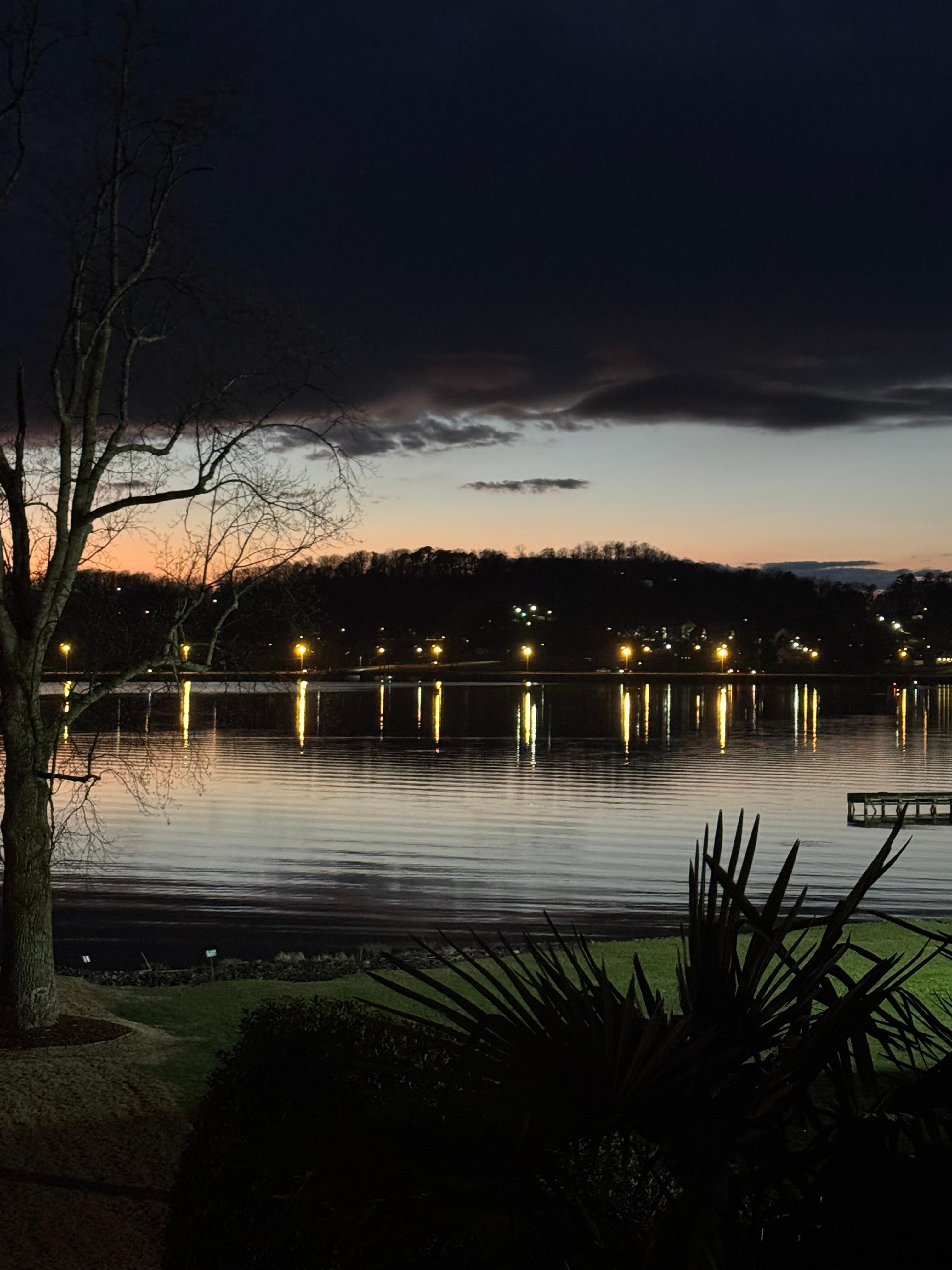 Night view from the balcony