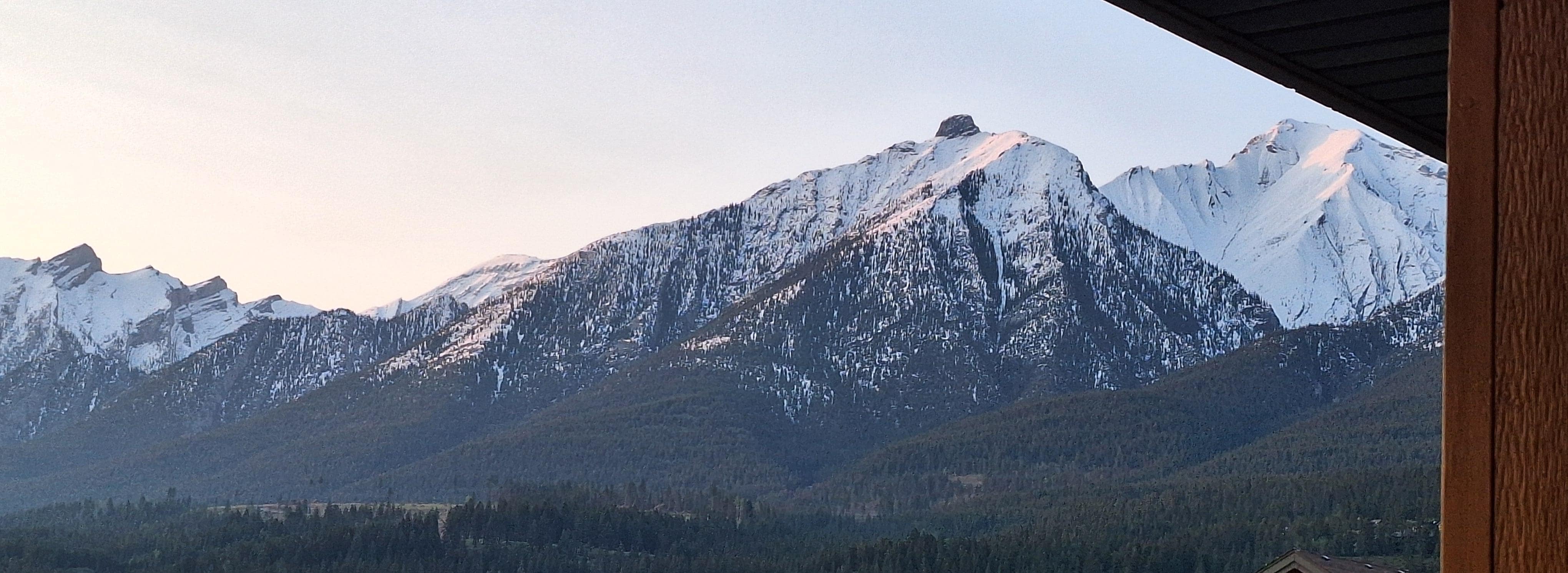 View from the balcony 