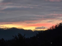 Sunrise from bedroom deck.