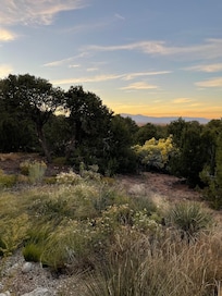 View of Santa Fe taken by sticking camera through the fence