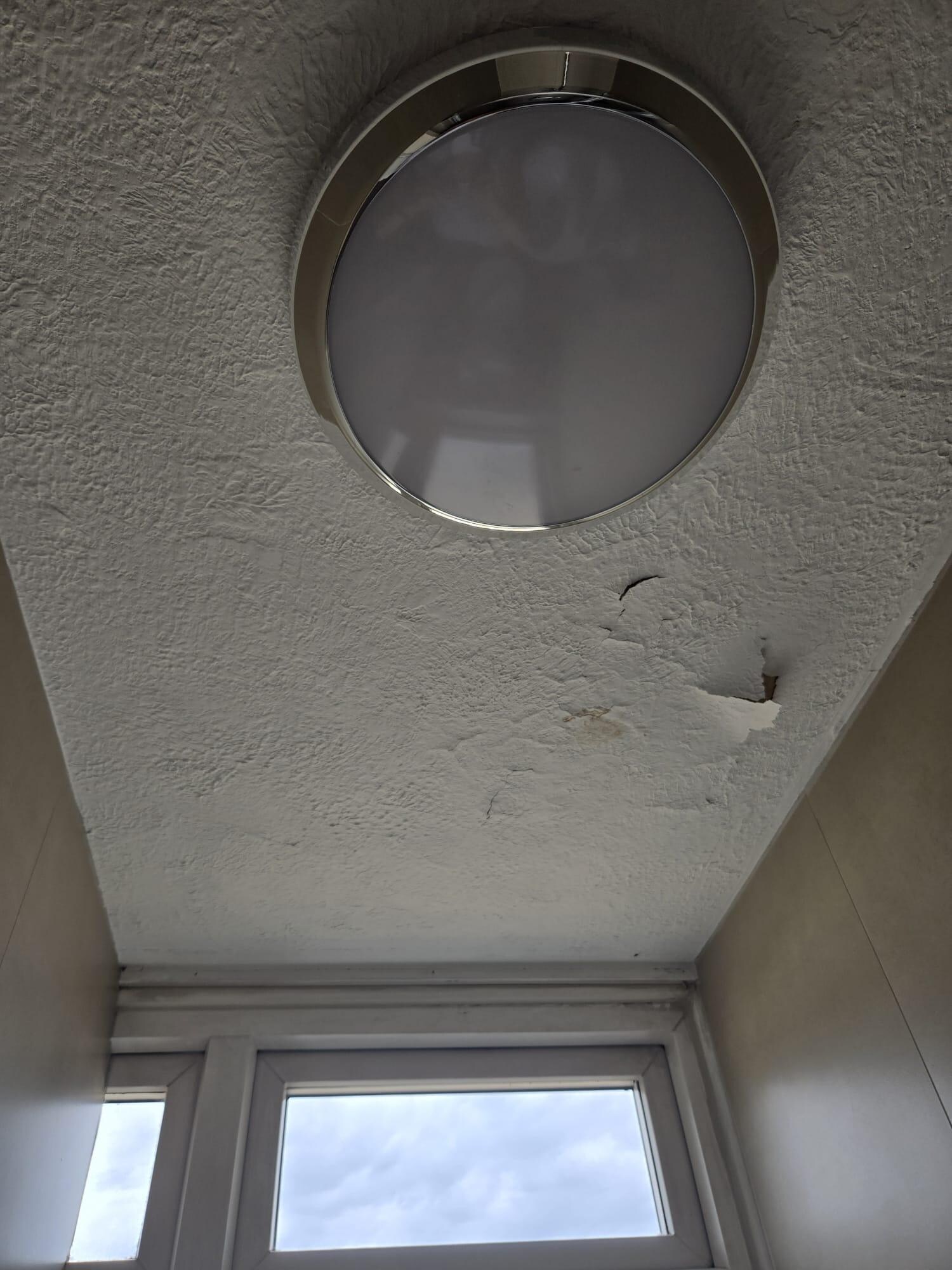 ceiling water damage