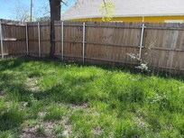 Not mowed and train is so loud