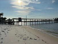 At the bay