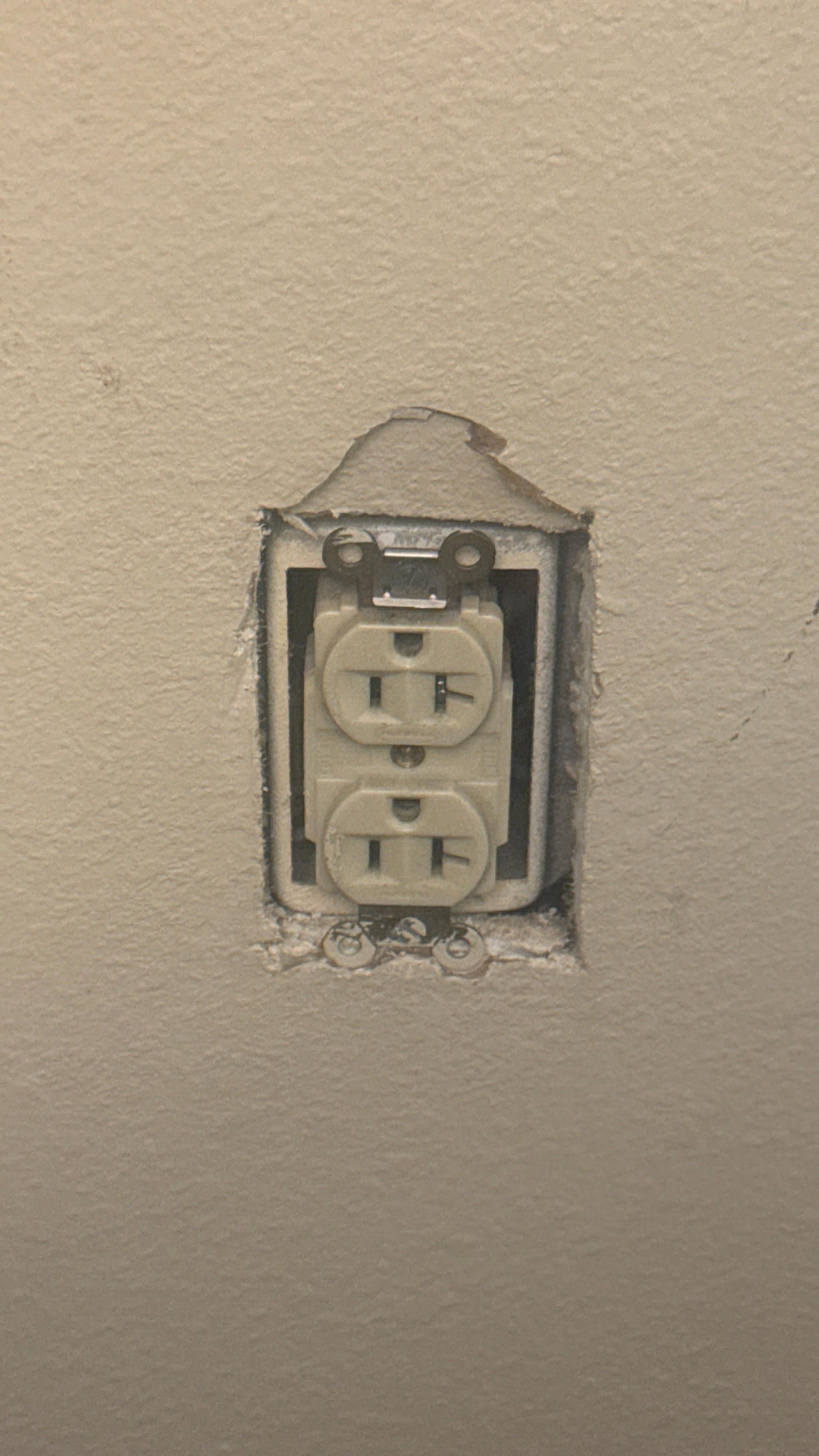 Outlet missing covers 